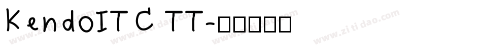 KendoITC TT字体转换